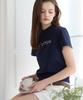 LETTER FROM MOON Shining Logo T-Shirt (Navy)