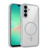 KEYSION Coque de téléphone magnétique transparente pour Samsung A57 5G A37 A27 5G Silicone+PC HD Transparente Housse antichoc pour Galaxy A17 4G 5G