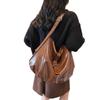 2025 Retro Soft Leather Large-Capacity Women's Tote: Versatile Shoulder & Crossbody Bag for Daily Commute