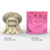 Durable Silicone Mold Exploy Casting Mould Girl Shaped Succulent Planter Molds Clay Molds for DIY Making Resin Flowerpot