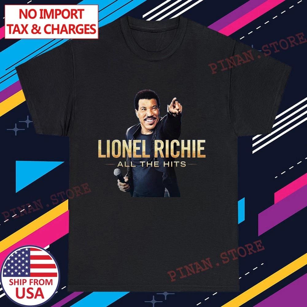 Lionel Richie All The Hits Men s Black Size S-5XL M