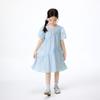 Sommer-Puffärmel-Rüschenkleid für Mädchen