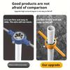 Set di 6 filiere per tubi dell'acqua in metallo, tagliatubi manuale, filettatore per tubi in plastica