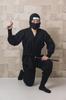 Clearstone Ninja Cosplay Jet Size Halloween Costume, Black, Unisex, 3L, Black,