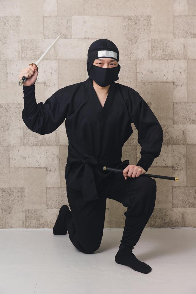 Clearstone Ninja Cosplay Jet Size Halloween Costume, Black, Unisex, 3L, Black,