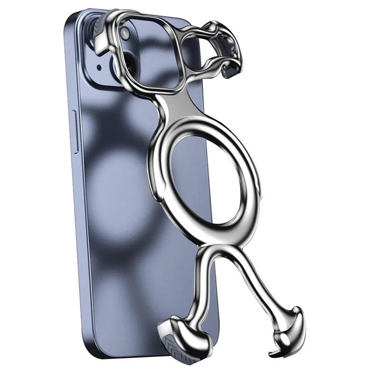 

For iPhone 14 13 Magnetic Case Hard PC Frameless Heat Dissipation Bumper Cover