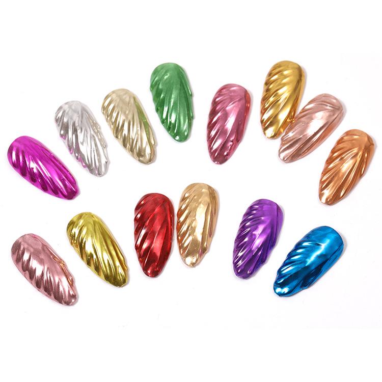 Nieuw Titanium Waterrimpel Aurora Spiegel Nagelpoeder