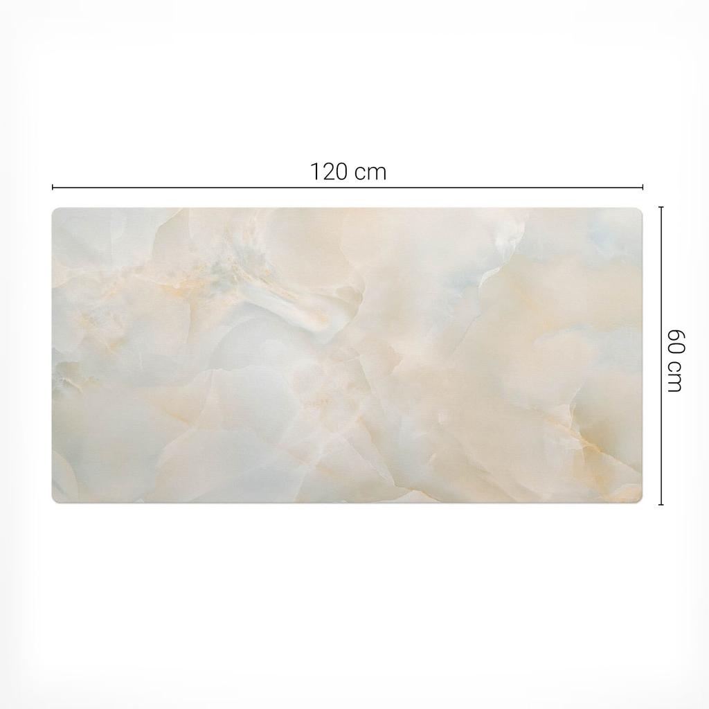 Modern Protective Keyboard Mat Bright Abstract Waves 120X60 Cm