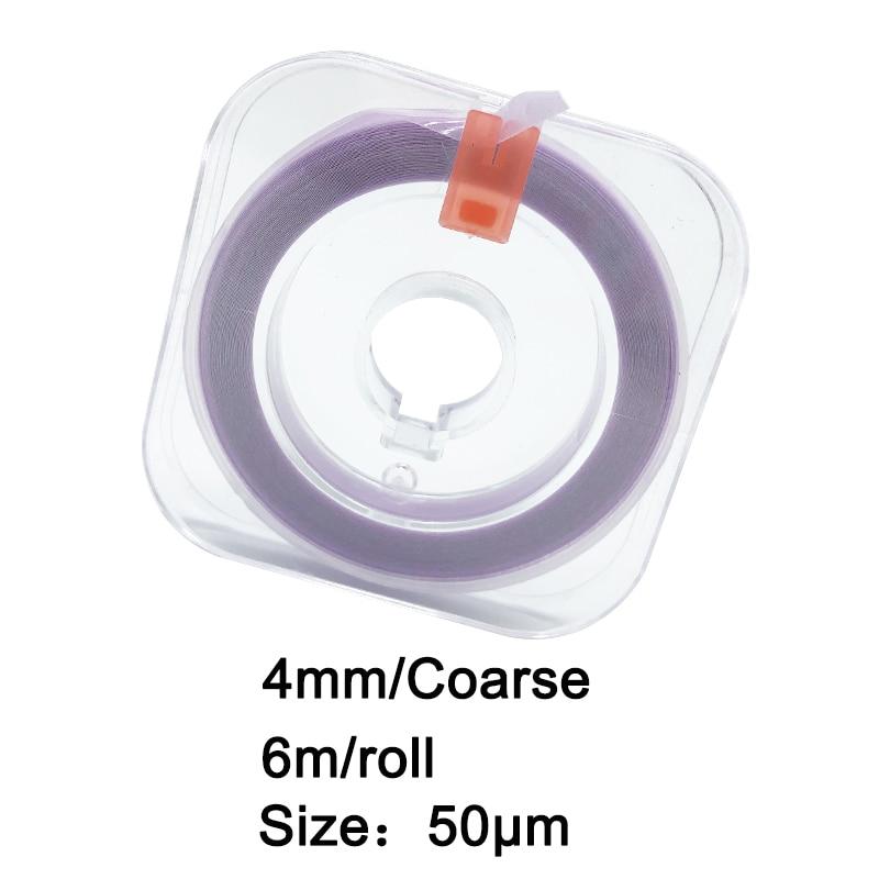 

1 рулон/коробка, полоска для полировки зубов, 4 мм, смола, межзубная шлифовка зубов, шлифовальный инструмент, стоматологический материал Purple 4mm Coarse