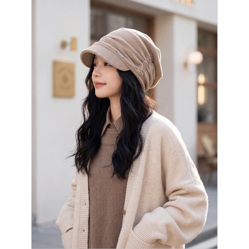 Women S Autumn Winter Warm Slouch Beanie Hat Versatile