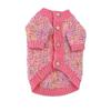 Autumn and Winter Colorful Sweater Pet Thickened Butterfly Yarn Knitted Cardigan Sweater Dog Cat Teddy Coat for Small Dogs