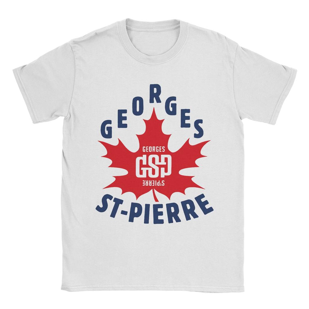 Georges St Pierre Legacy Mens T Shirt Amazing Tee Shirt Short Sleeve Crew Neck TShirt Pure Cotton Adult Clothes