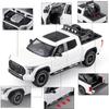 1/24 Toy Trucks for Boys Toyota Tundra Diecast Metal Model Toy Pickup Truck Pull Back Car Model with Light and Sound Toy Trucks for Boys Age 4-7