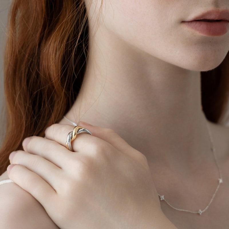 TATIANA Dual Twist Ring CR1888