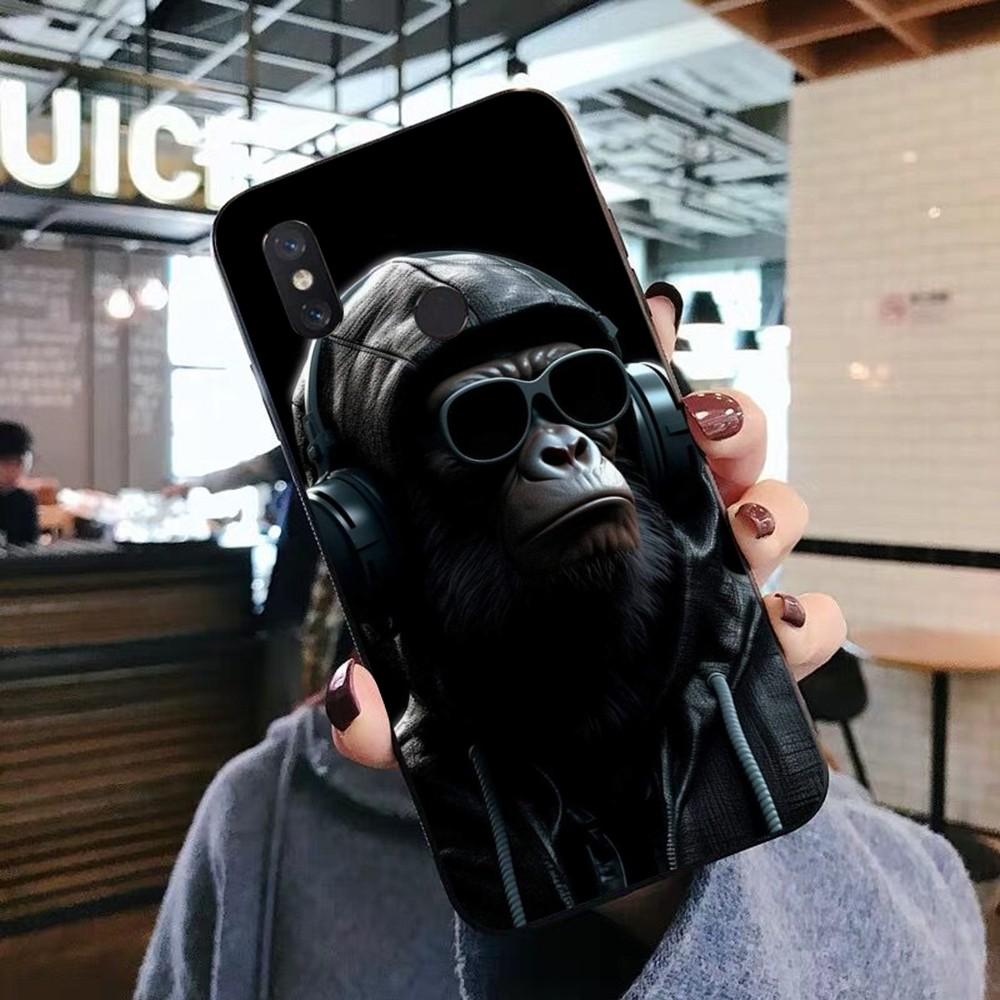 

COOL Monkey Gorilla Ape Phone Case For Xiaomi Mi 5X 8 9 10 11 12 Lite Pro 10T PocoX3pro PocoM3 Note 10 Pro Lite Xiaomi Mi 12SPro