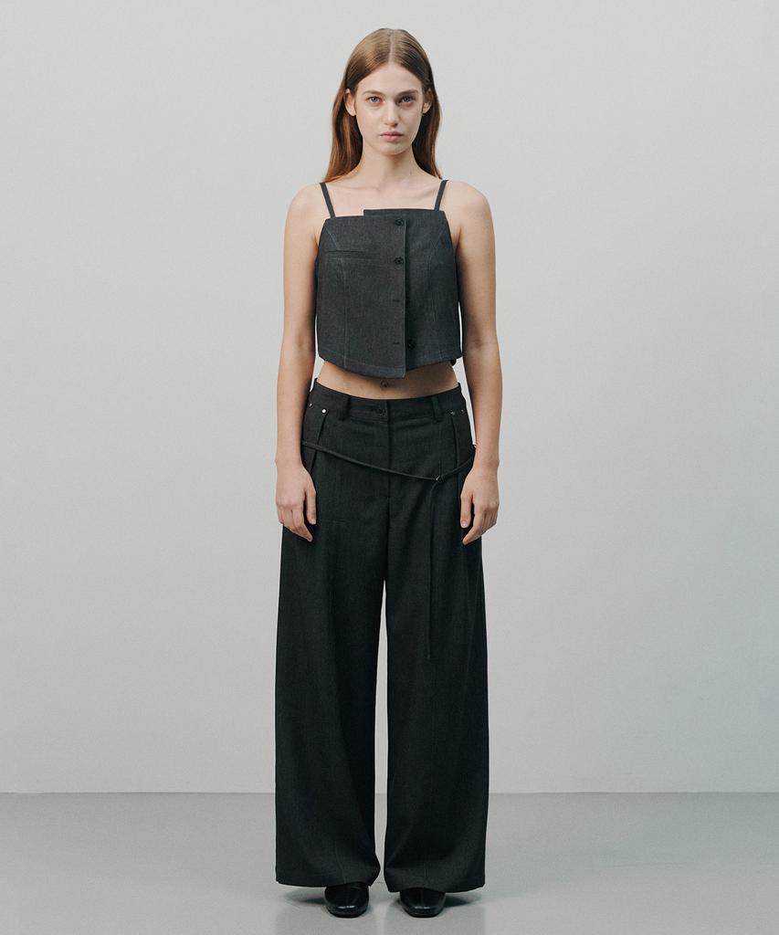 Leuemto Strap Rivet Slacks