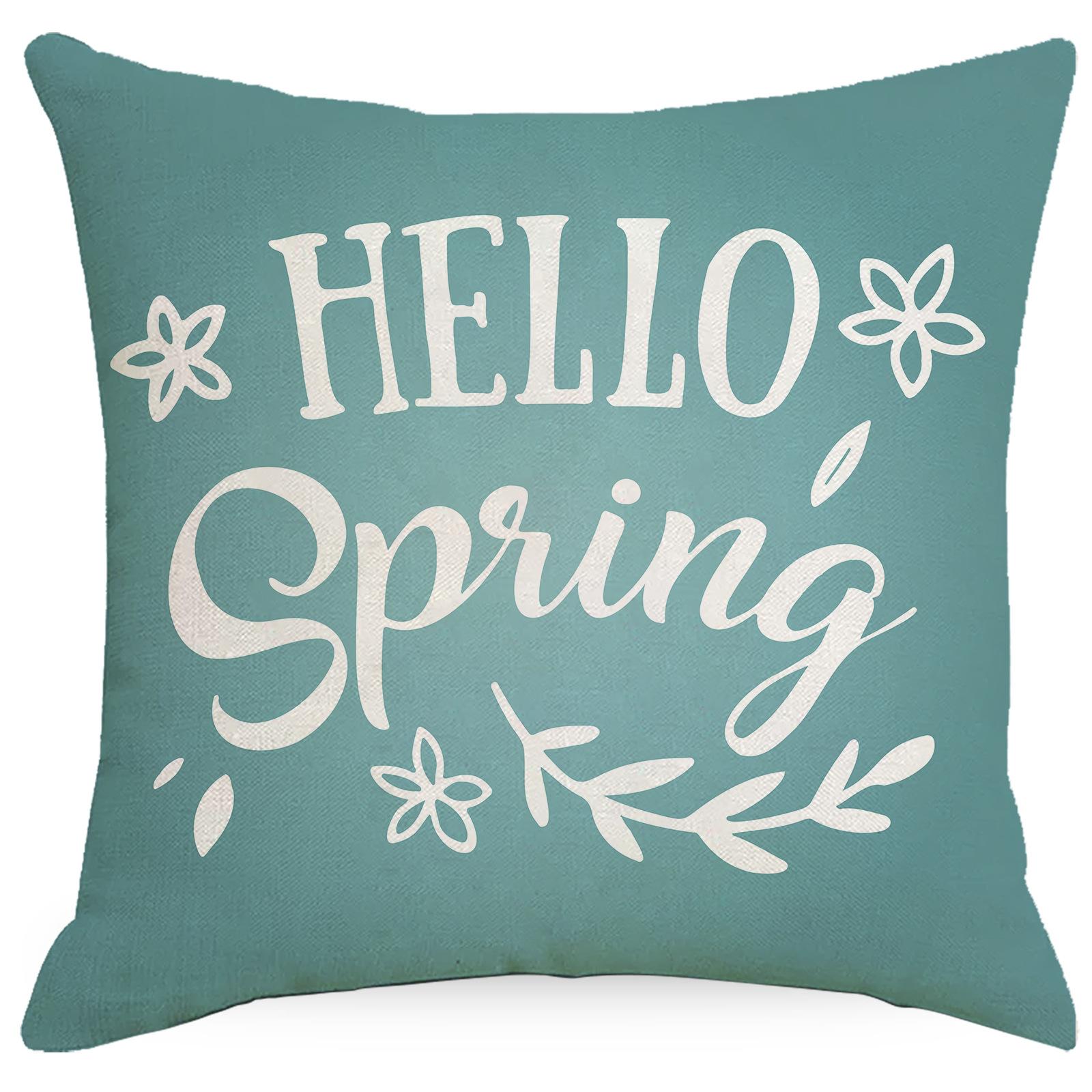 

Spring Pillowcases for Holiday Home Living Room Sofa Cushion Pillowcases 45 * 45Cm
