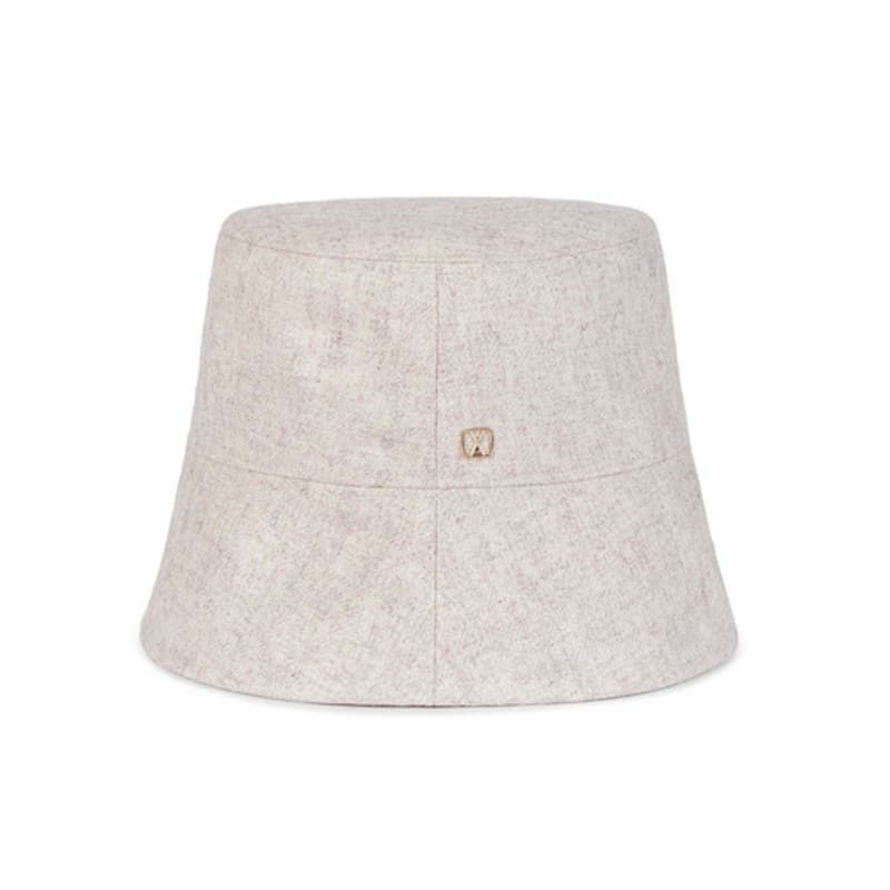 VARZAR VA Square Drop Overfit Bucket Hat Ivory
