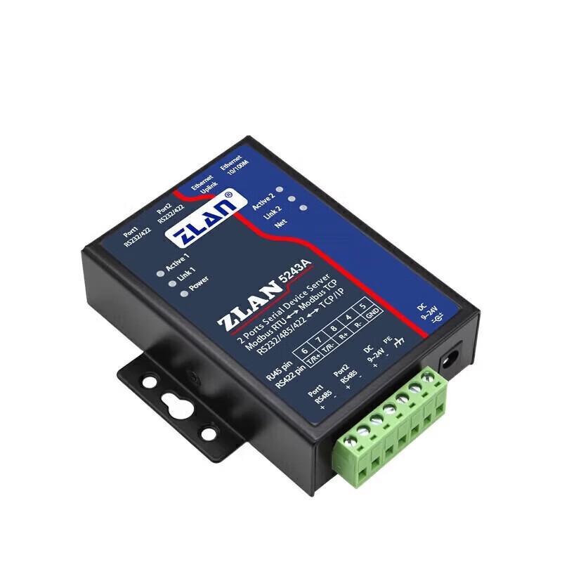 ZLAN Dual Serial Port To Ethernet Converter