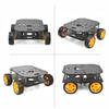 OSOYOO FlexiRover Assembly Kit for Arduino Customizable Robot Car Chassis with 4 TT Motors and Ideal for Robotics Development Main Board Not – Wheels,