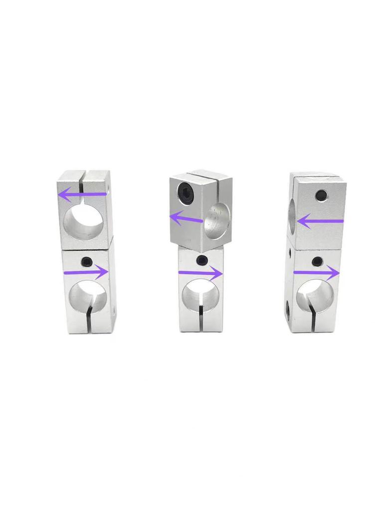 Adjustable 360° Rotating Optical Axis Clamp for Cross Connections