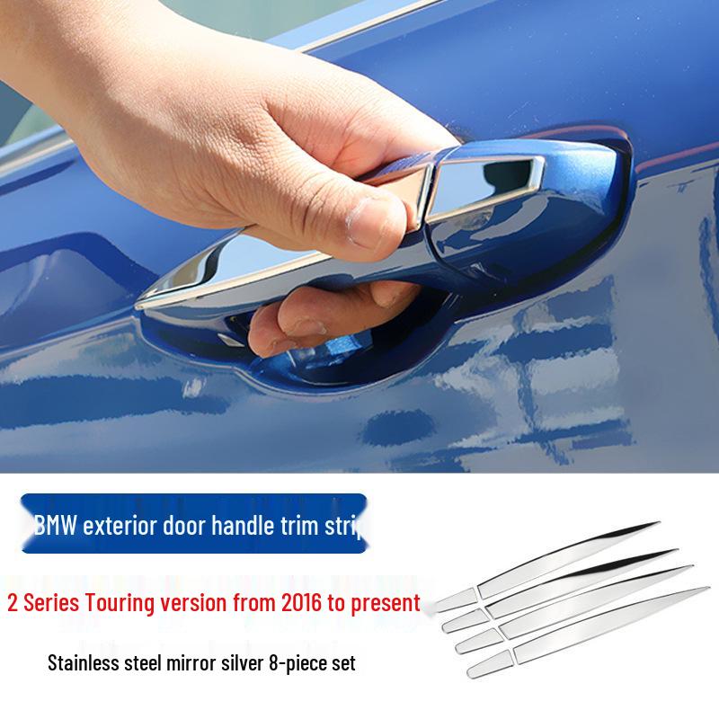 Decorative Strip for Exterior Door Handles: Compatible with BMW 5, 3, 6GT, X1, X2, X3, X4, X5, X6 Models