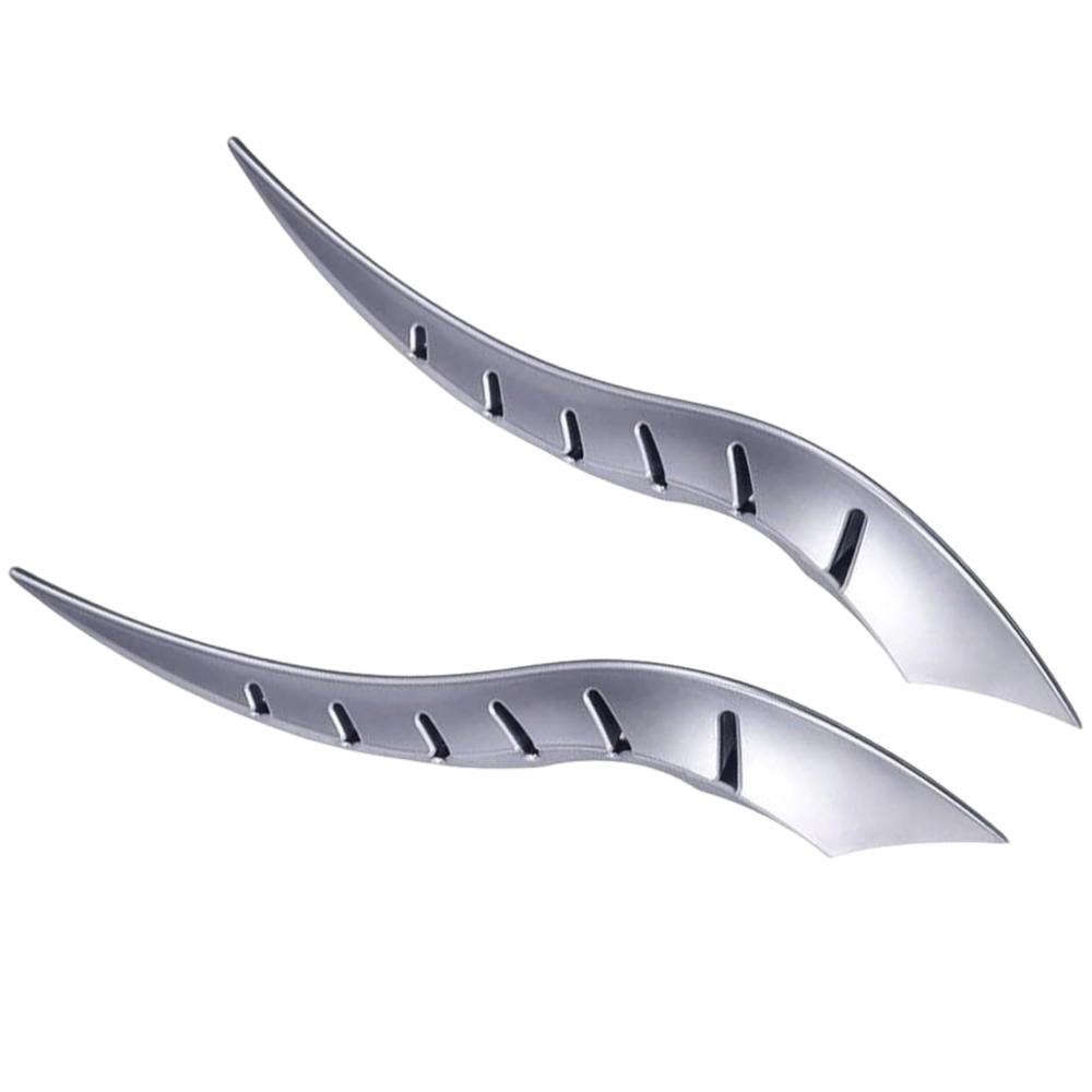 

2025 Автомобильные рога дракона Универсальные Милые Рога Дракона Дьявола Наружная Автомобильная Наклейка Декор Модификация Рога Дьявола Для Автомобиля Gun Silver