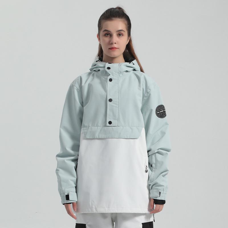 New Winter Ski Jacket with Cotton Padding for Men & Women - Warm, Windproof, Suitable for Single/Double Board Outdoor Sports