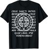 NEW LIMITED Saint Benedict Medal Christian Symbol Catholic Latin Prayer T-Shirt