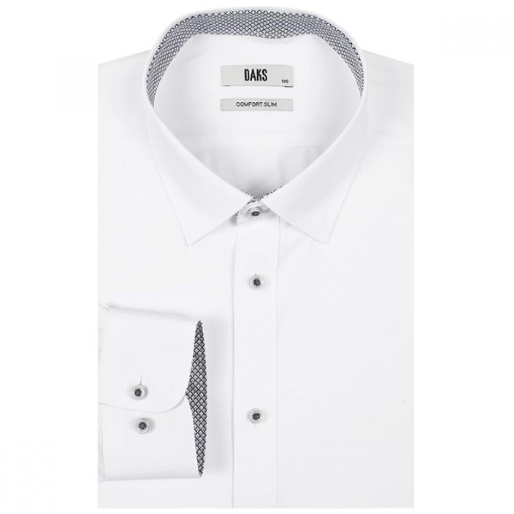 Daks 26ss Easy Care Solid Comfort Slim Fit Shirt Dmp1shdl203a1 DMP1SHDL203-A1/95