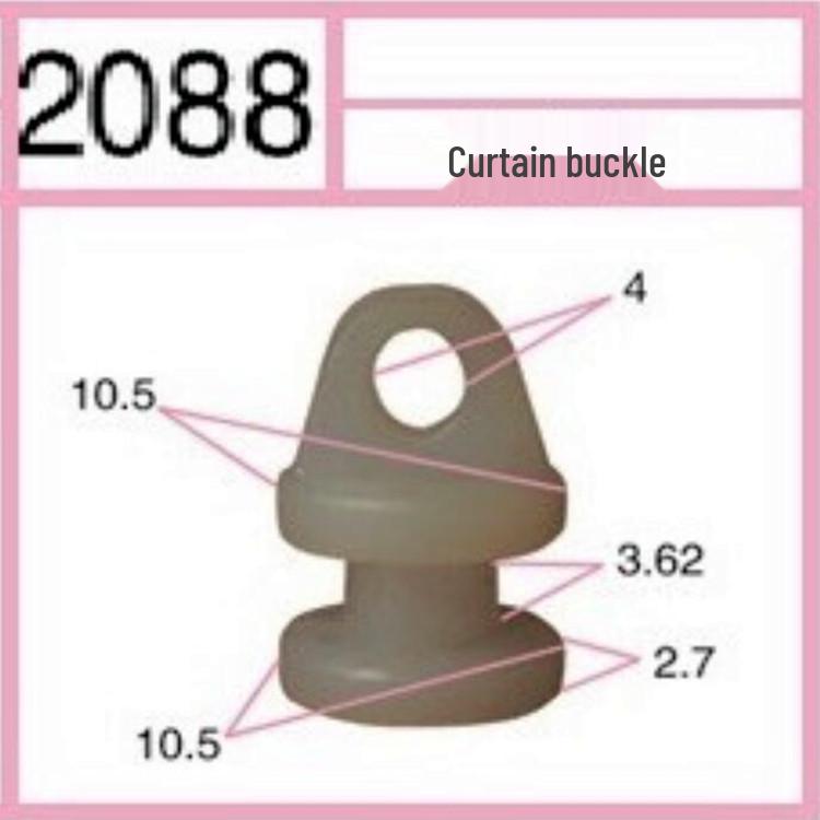 Dongfeng Heavy Vehicle Window Curtain Clip & Track Pulley.