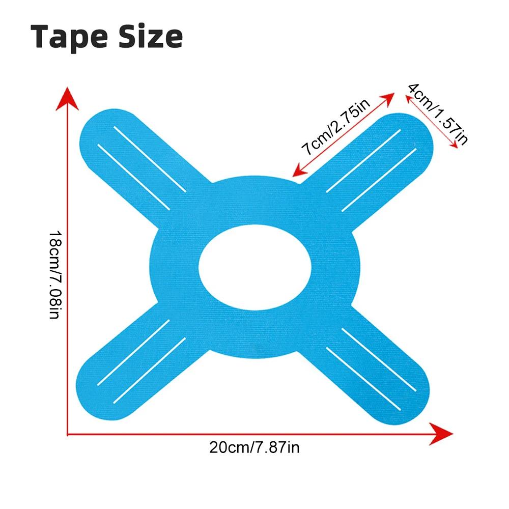 5/10/15/20Pcs Precut Kinesiology Tape, Elastic Knee Support & Stability, Waterproof & Breathable Hypoallergenic Athletic Tape