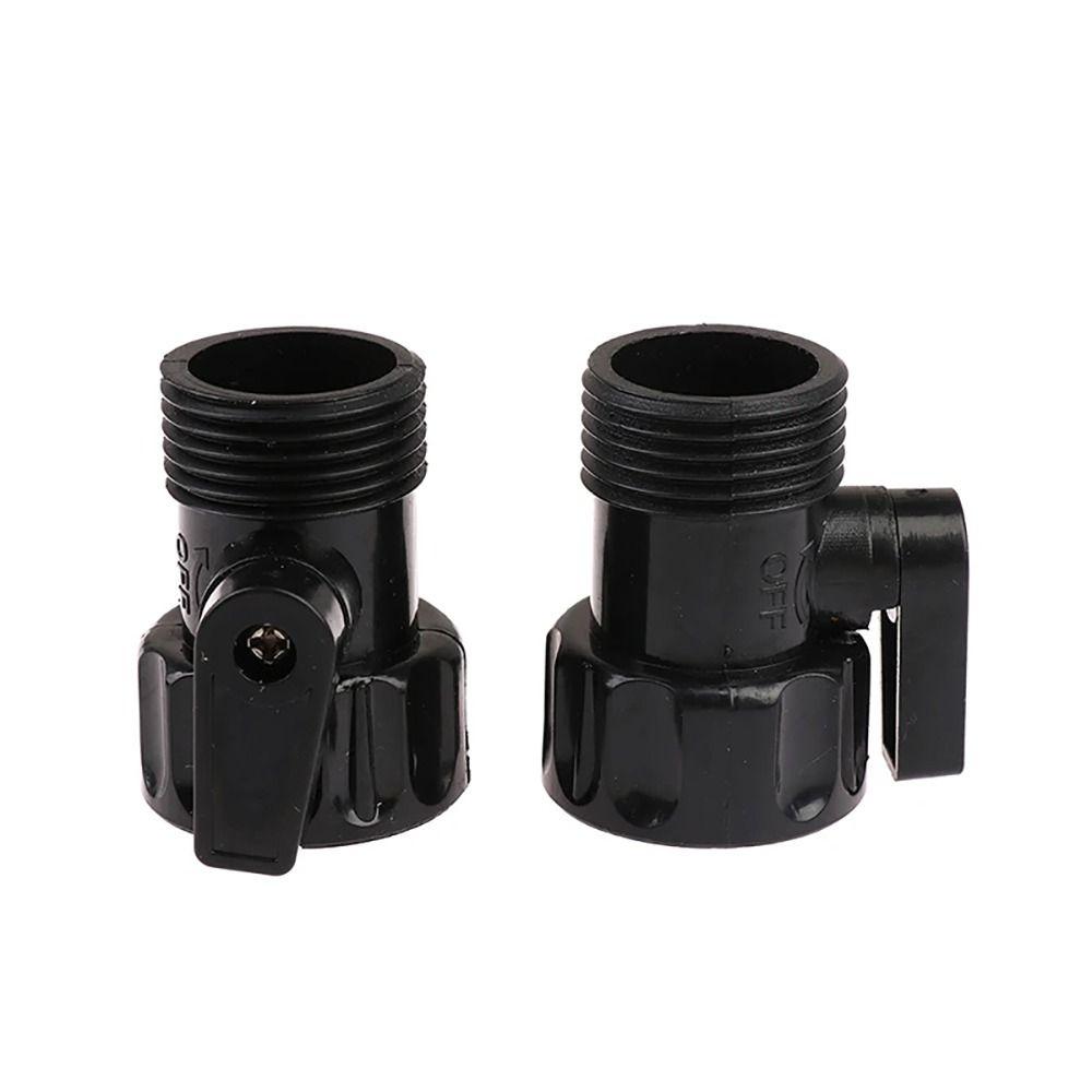 6Pcs Garden Irrigation System 3/4 Thread Valve Adapter Shut Off Valve
