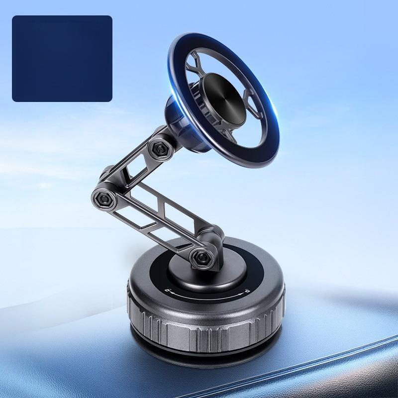 

Car Phone Holder With Vacuum Magnetic Suction Cup Foldable Adjustable Arm Phone Stand 360° Rotatable Navigation For Bathroom
