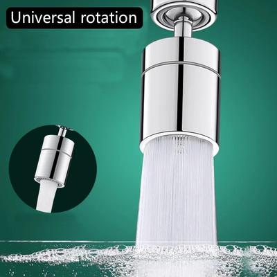 Küchenspüle Wasserhahn Universal Spritzwassergeschütztes Waschwerkzeug Universalgelenk Badezimmer Drehbarer Auszug Duschkopf Wasserhahn für Haushaltsgebrauch YA195