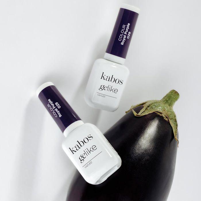 Vernis à ongle - Kabos Gelike 029 - Violet - 8 ml - Hybride UV LED doux et léger