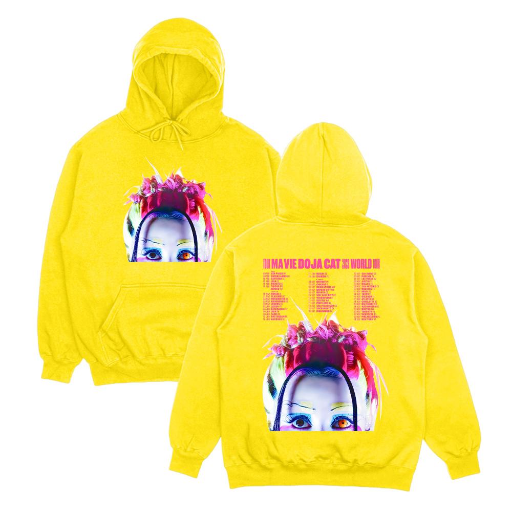 Y2k Hip Hop Hoodies Doja Cat 2026 Welttournee Pullover Lässig Locker Unisex Kleidung Mode Vielseitiges Sweatshirt Lässig