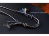 Handmade Tibetan Braided Rope Necklace with Dzi Bead, Adjustable Clavicle Chain Pendant