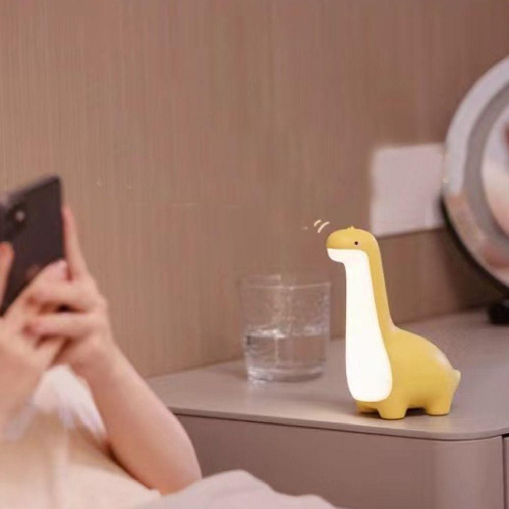 Lovely Dinosaur Night Light USB Charging LED Desk Lamp Atmosphere Lamp Eye Protection