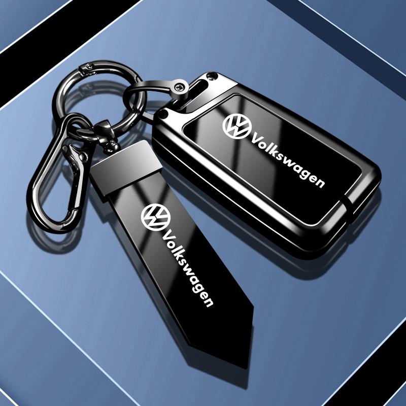 Voor VOLKSWAGEN VW Mode Zinklegering Flip Auto Afstandsbediening Sleutelhoes Cover Fob Voor VW Volkswagen Golf 7 MK7 Tiguan MK2 Auto Beschermingen