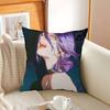 Anime Girl Reze Cushion Cover Inches Farmhouse Decor Home Throw Pillow Covers For Couch Decorations