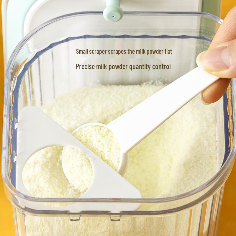 Large Airtight Plastic Storage Jar for Flour, Snacks, Grains, and Milk Powder