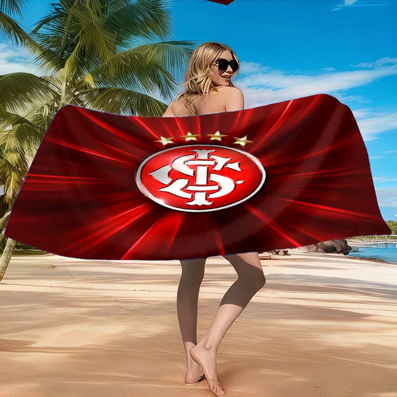 Always Fight Spirit Printed Microfiber Beach Towel, Soft And Absorbent, Quick-Dry, Ideal for Summer Travel, Beach Essential, Swimming Pool
