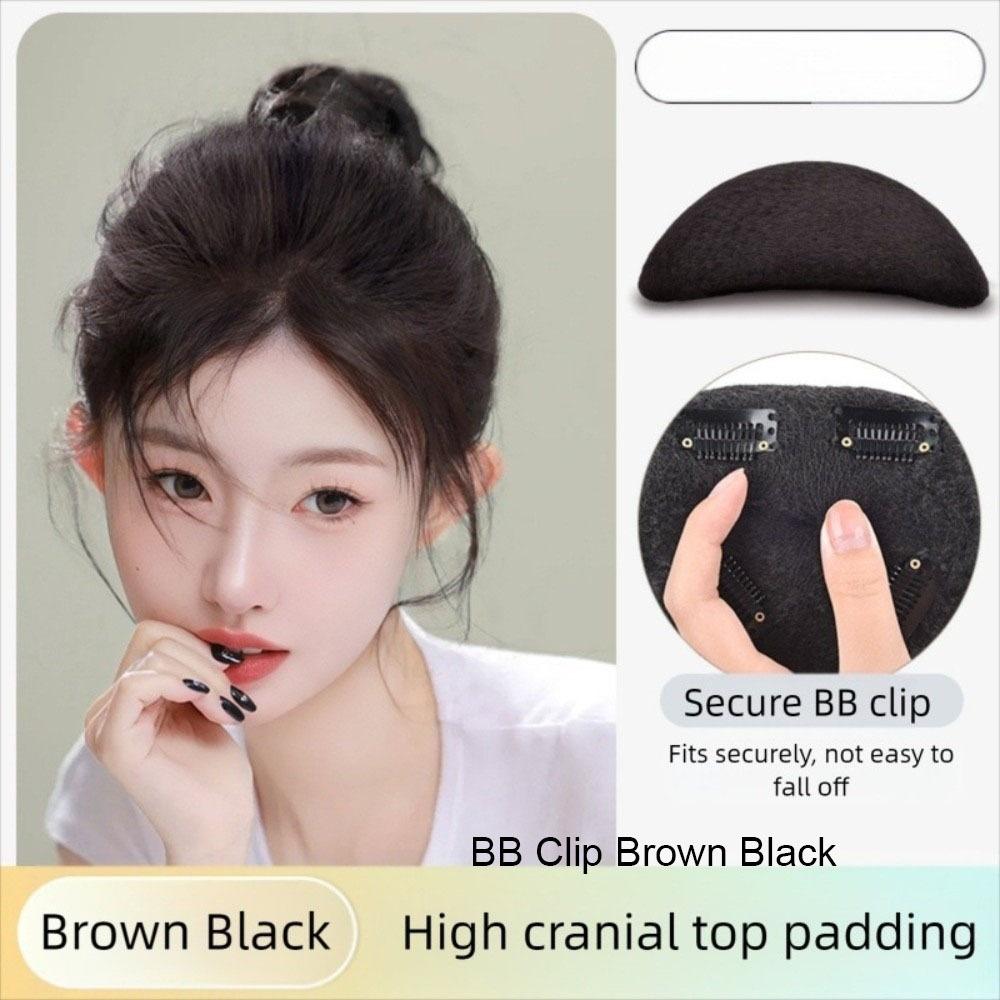 Lightweight Pasted Hair Pads Traceless Invisible Fluffy Hair Cushion  Back of The Head