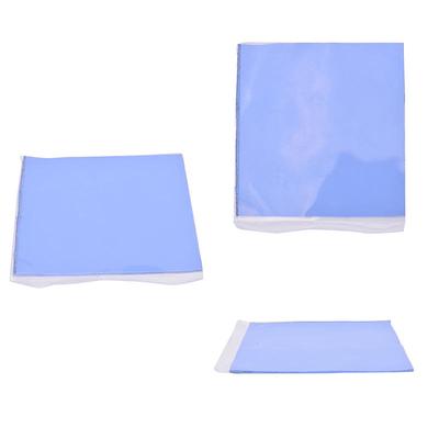 Blue Gpu Cpu Heatsink Cooling Thermal Conductive Silicone Pad 100Mmx100Mmx1.5Mm