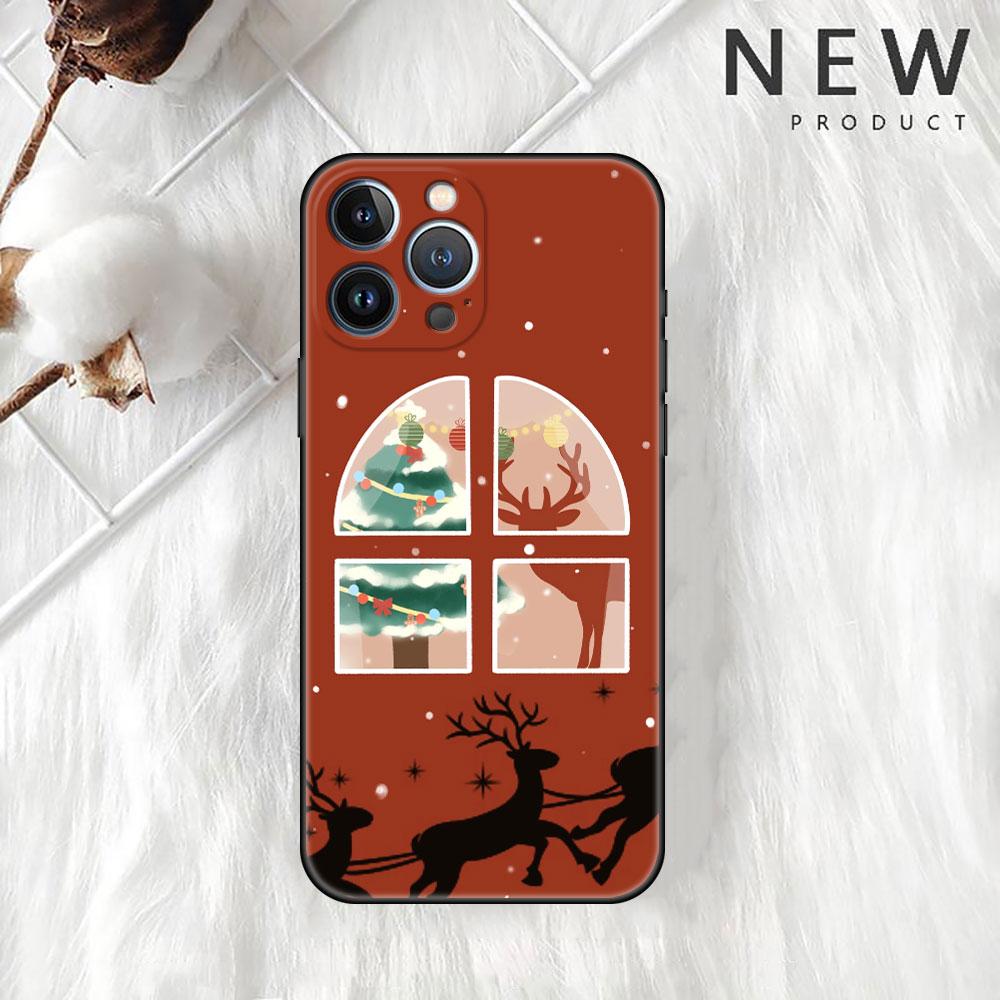 Merry Christmas Case For Apple iPhone 14 Pro Max 13 11 12 Mini SE 7 8 Plus X XS 6 6S Silicone Shell Phone Cover Soft TPU Funda