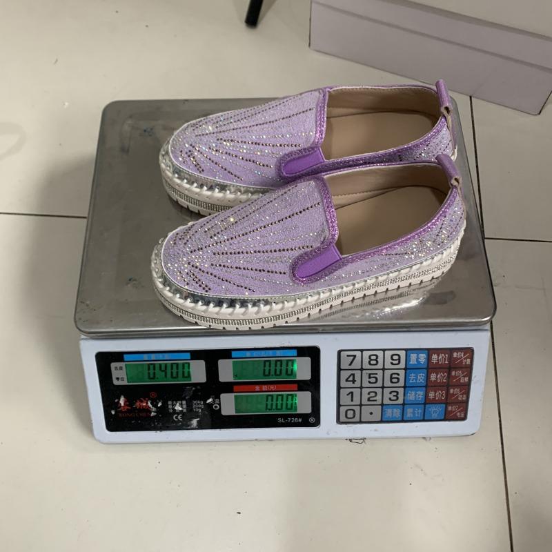 

Женские туфли-маффины большого размера с неглубоким вырезом, новые весенне-осенние, на плоской подошве, повседневные, дышащие, слипоны 42 фиолетовый