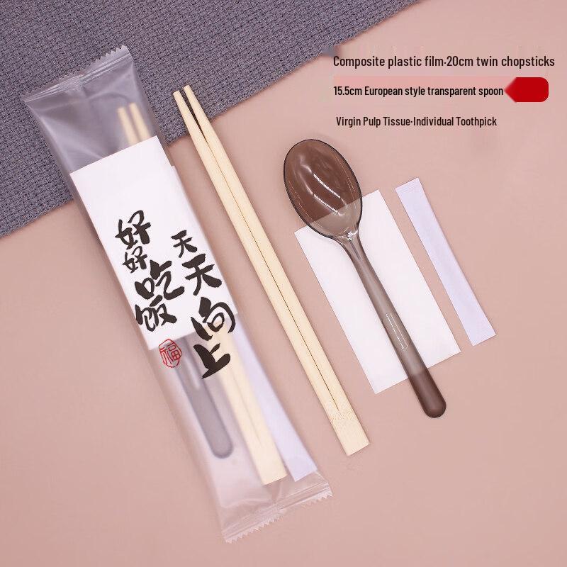 Zhuochuang Bamboo Chopstick & Spoon Dining Set
