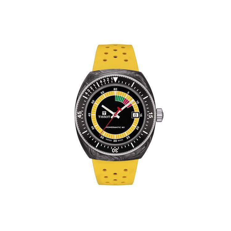 TISSOT Коллекция Звезд Sideral Автоматический Механический Механизм Мужские Часы Часы 41мм Черный Циферблат T145.407.97.057.00 Black
