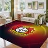 Bayer Leverkusen Football Design Crystal Velvet Rug Soft Decorative Mat for Bedroom Entrance